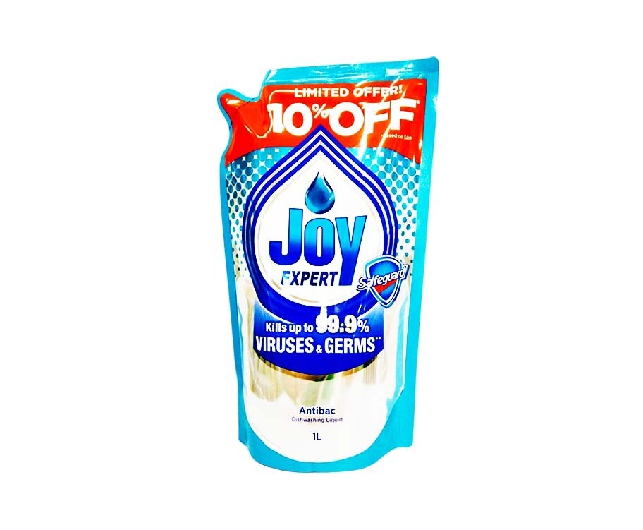 Joy Expert Antibac Safeguard Dishwashing Liquid 1L