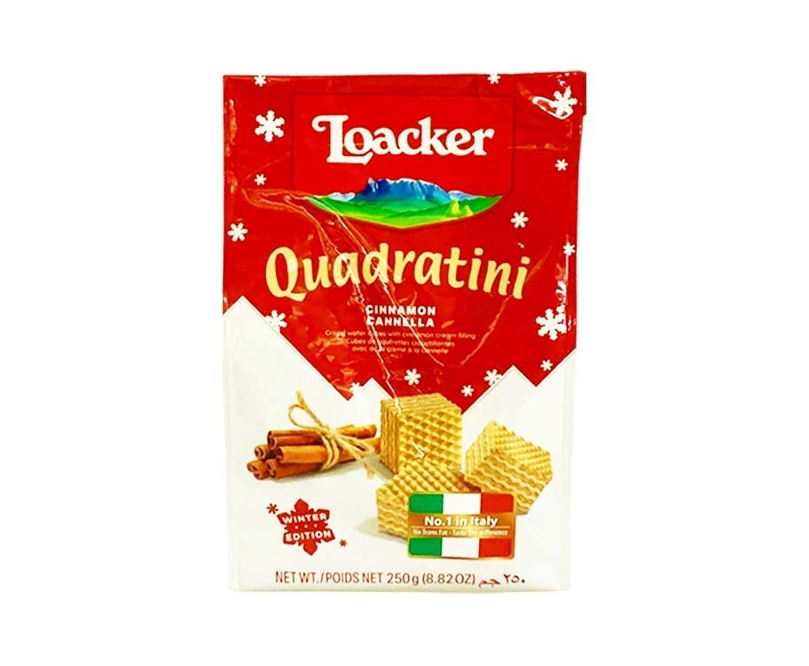 Loacker Quadratini Cinnamon Canella 250g (8.82oz)