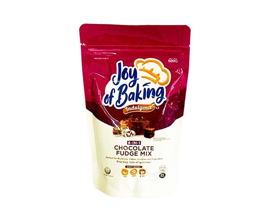 Joy of Baking Indulgence 4-in-1 Chocolate Fudge Mix 500g