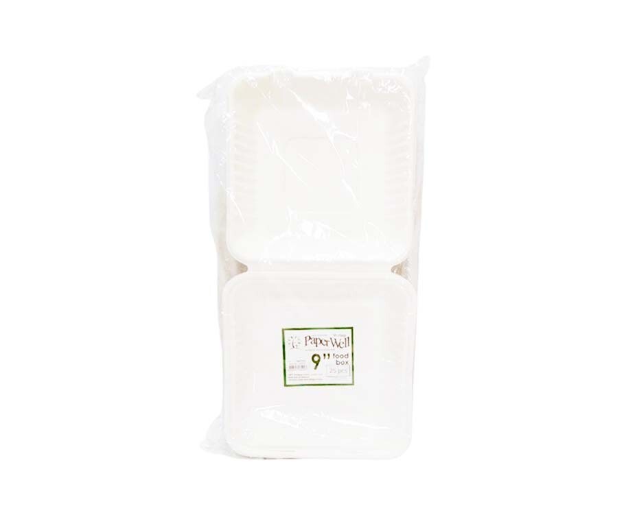 Welup Paper Well Food Box 9" 25 Pieces