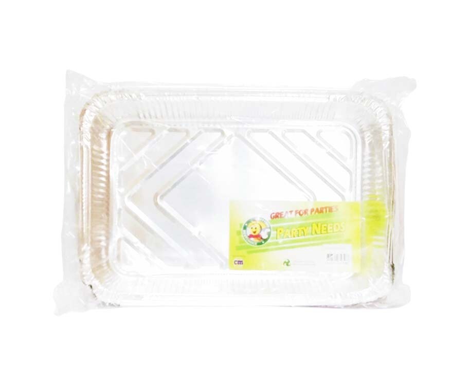 HappyBee ART132 Aluminum Tray Rectangle 3 Pieces