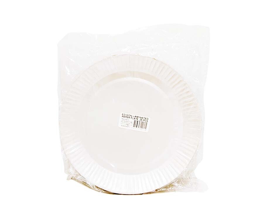 Edison Laminated Paper Plate 25 Pieces