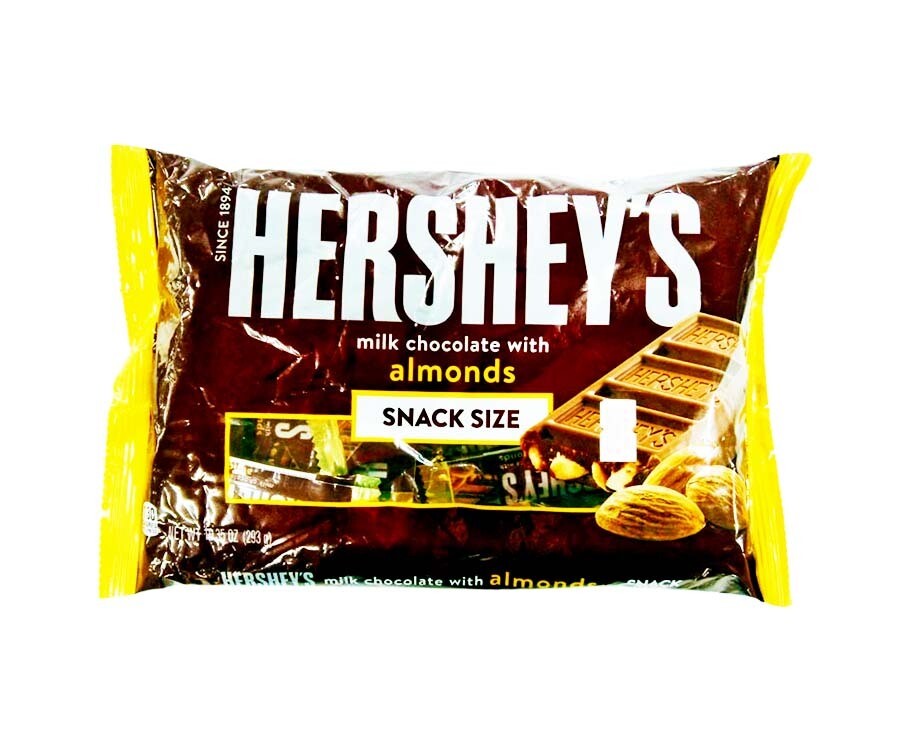 Hershey's Milk Chocolate with Almonds Snack Size 293g