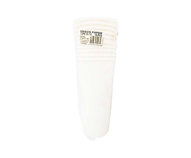 Edison Paper Cup 22oz 10 Pieces