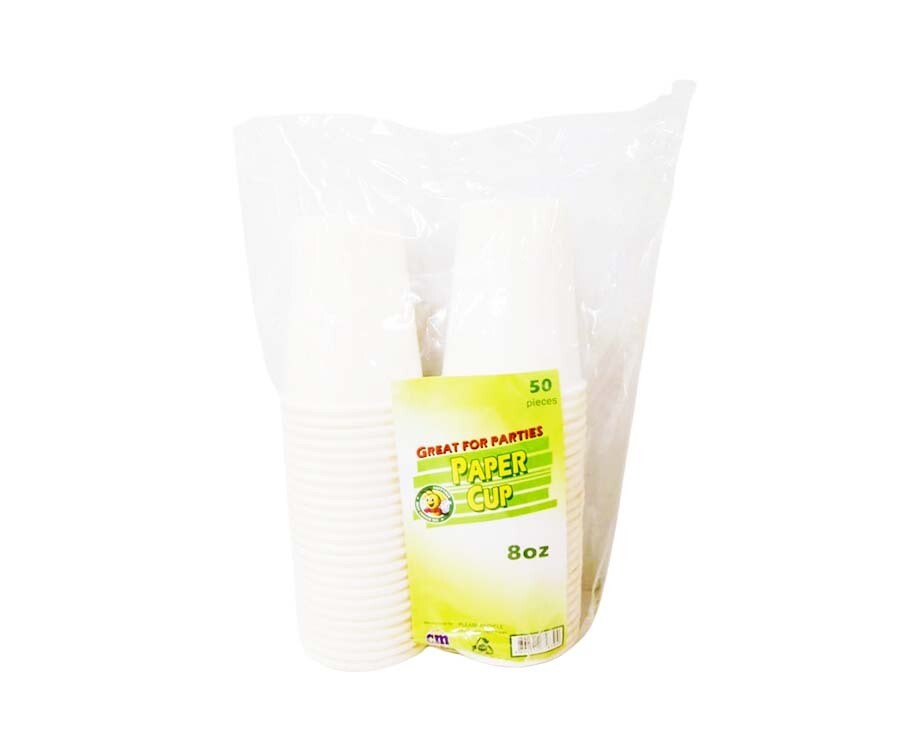 HappyBee Paper Cup 8oz 50 Pieces