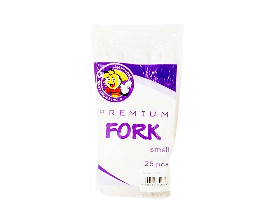 HappyBee Premium Fork Small 25 Pieces