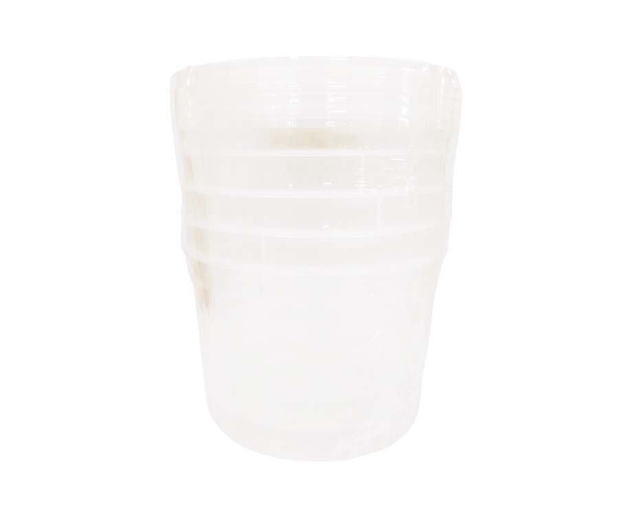 Edison Microwave Safe Containers Round 2300mL 5 Pieces