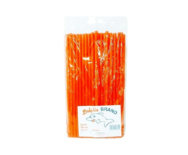 Dolphin Brand Hard Straw 100 Pieces
