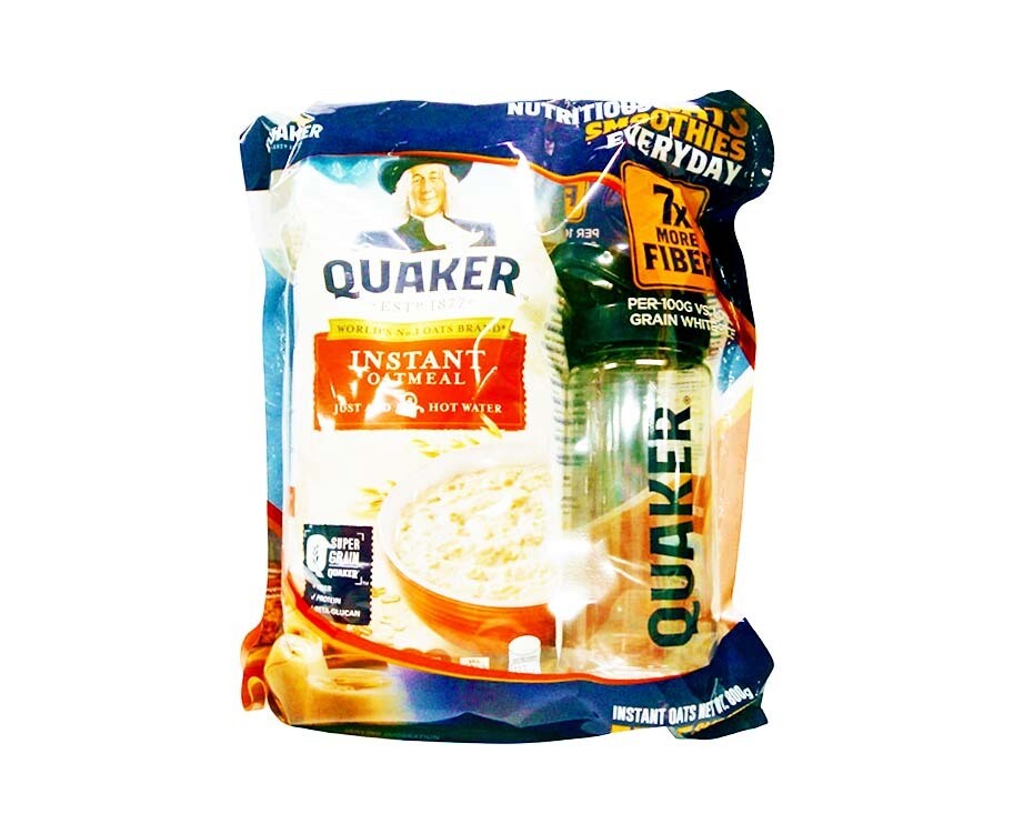Quaker Instant Oatmeal 800g + Free Quaker Tumbler