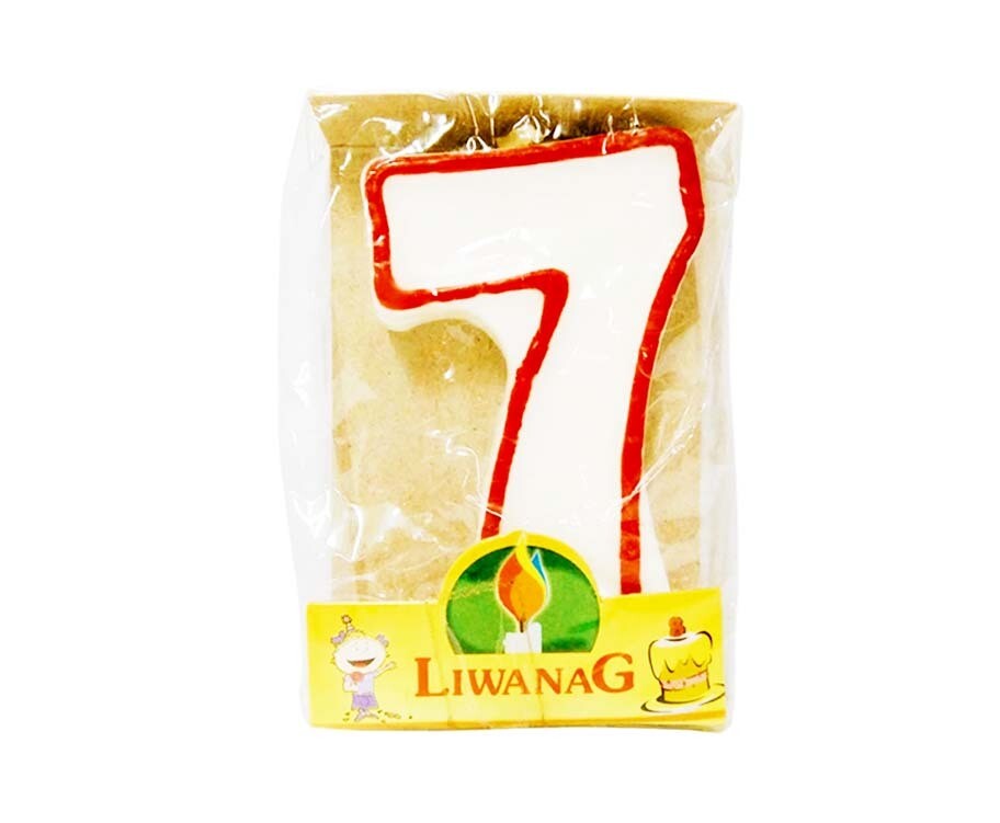 Liwanag Number Candle No. 7