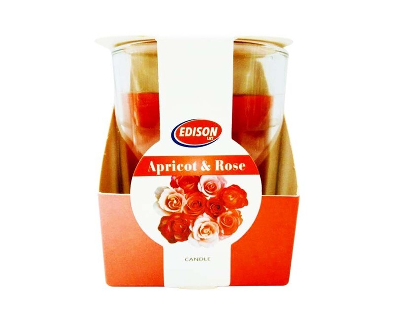 Edison Wax Candle Scented White Tea &amp; Paeonia Lactifloral 100g