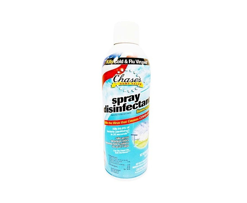 Chase's Home Value Spray Disinfectant Linen Scent 170g