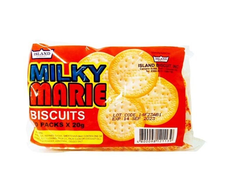 Island Biscuit Milky Marie Biscuits (10 Packs x 20g) 200g