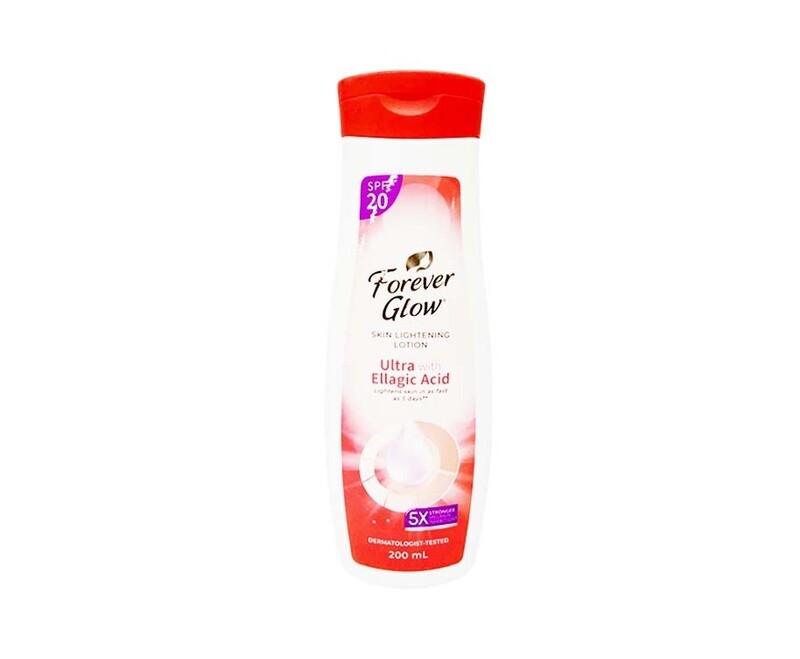 Forever Glow Skin Lightening Lotion Ultra with Ellagic Acid with SPF20