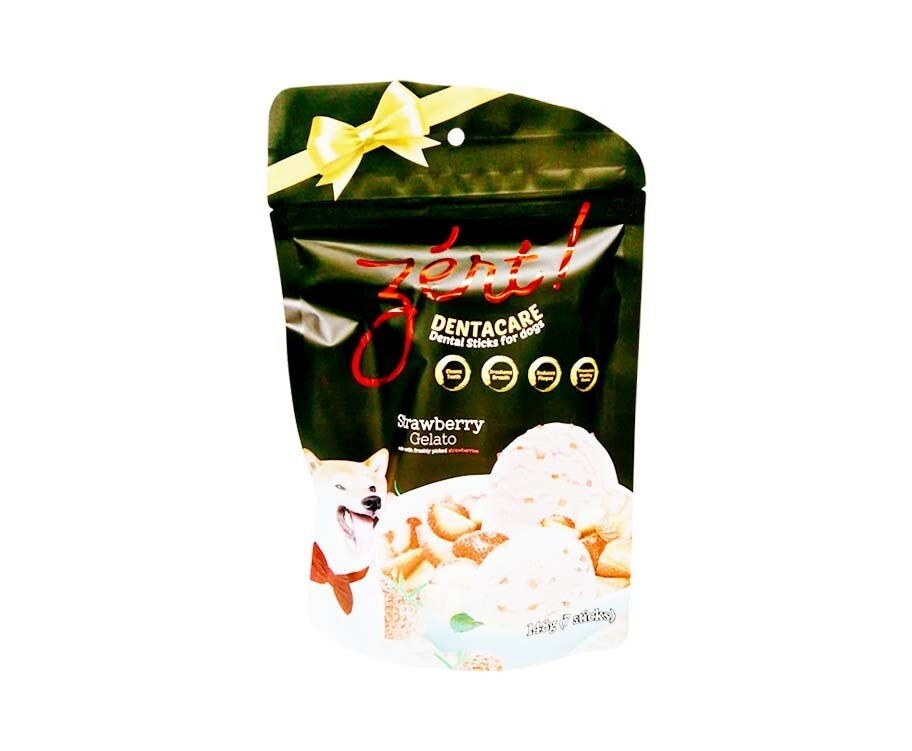 Zert Dentacare Strawberry Gelato (Dental Sticks for Dogs) 7 Sticks 148g
