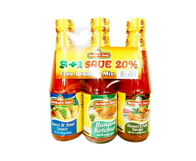 Mother's Best Sweet & Sour Sauce 340g + Mother's Best Banana Ketchup 340g + Mother's Best Sweet