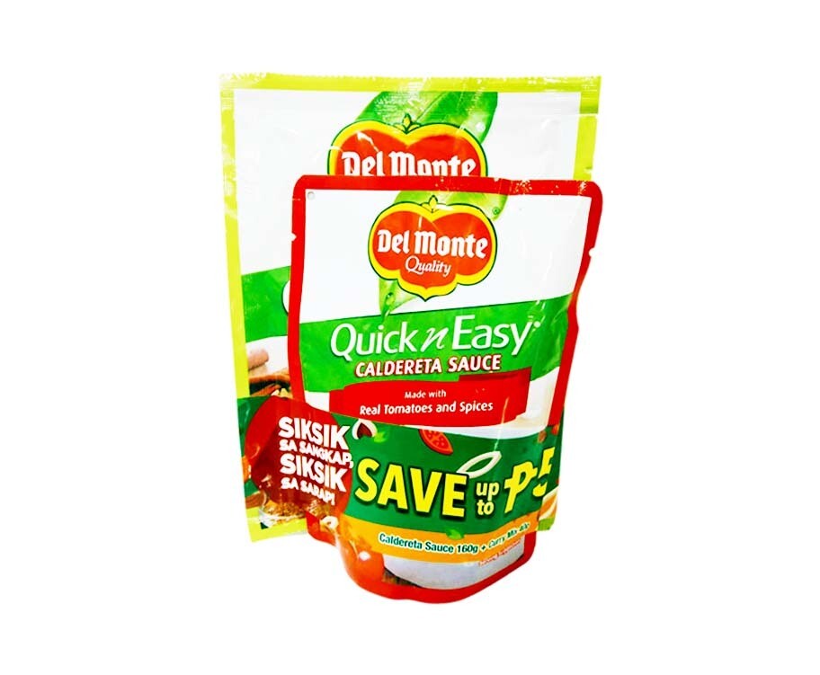 Del Monte Quick n' Easy Curry Mix 40g + Del Monte Quick n' Easy Caldereta Sauce 160g
