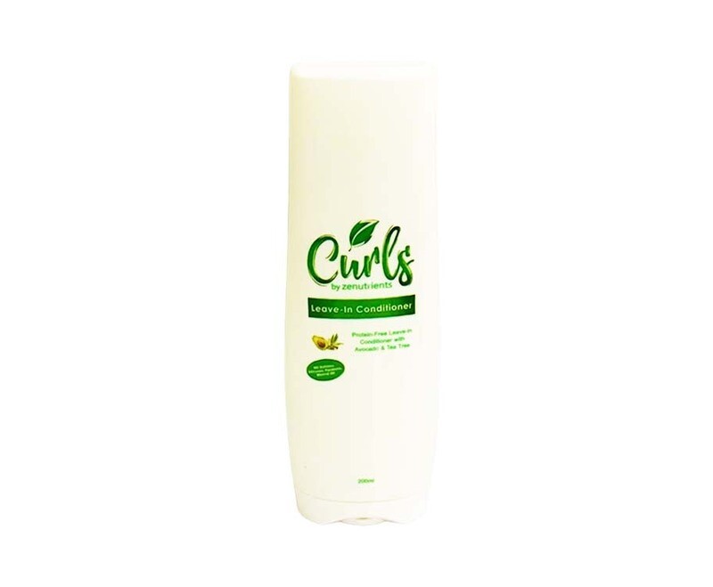 Curls by Zenutrients Leave-In Conditioner with Avocado &amp; Tea Tree 200mL