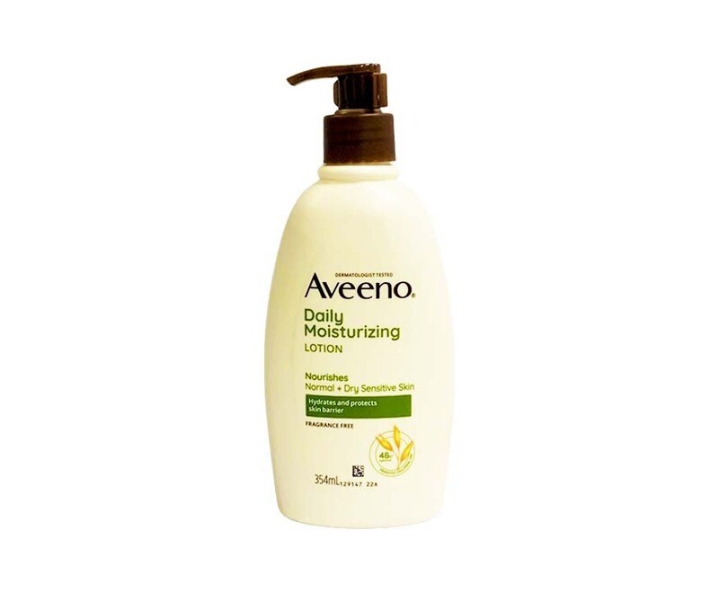 Aveeno Daily Moisturizing Lotion Nourishes Normal + Dry Sensitive Skin 354mL