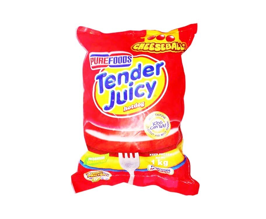 Purefoods Tender Juicy Hotdog Cheeseballs 1kg