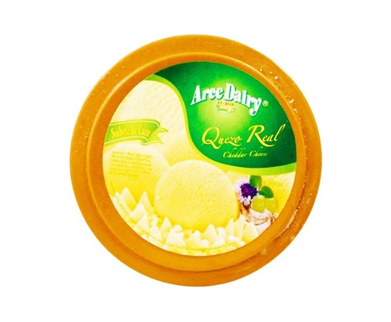 Arce Dairy Ice Sorbete de Caro Quezo Real Cheddar Cheese 425mL