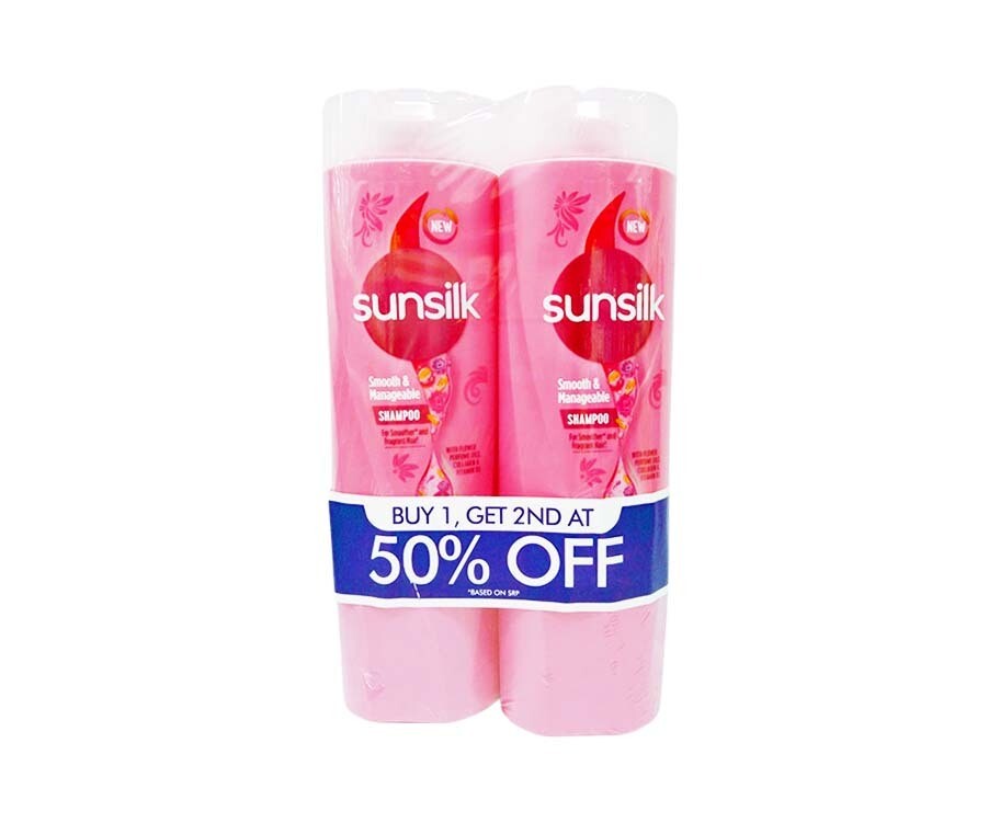 Sunsilk Smooth &amp; Manageable Shampoo (2 Packs x 350mL)