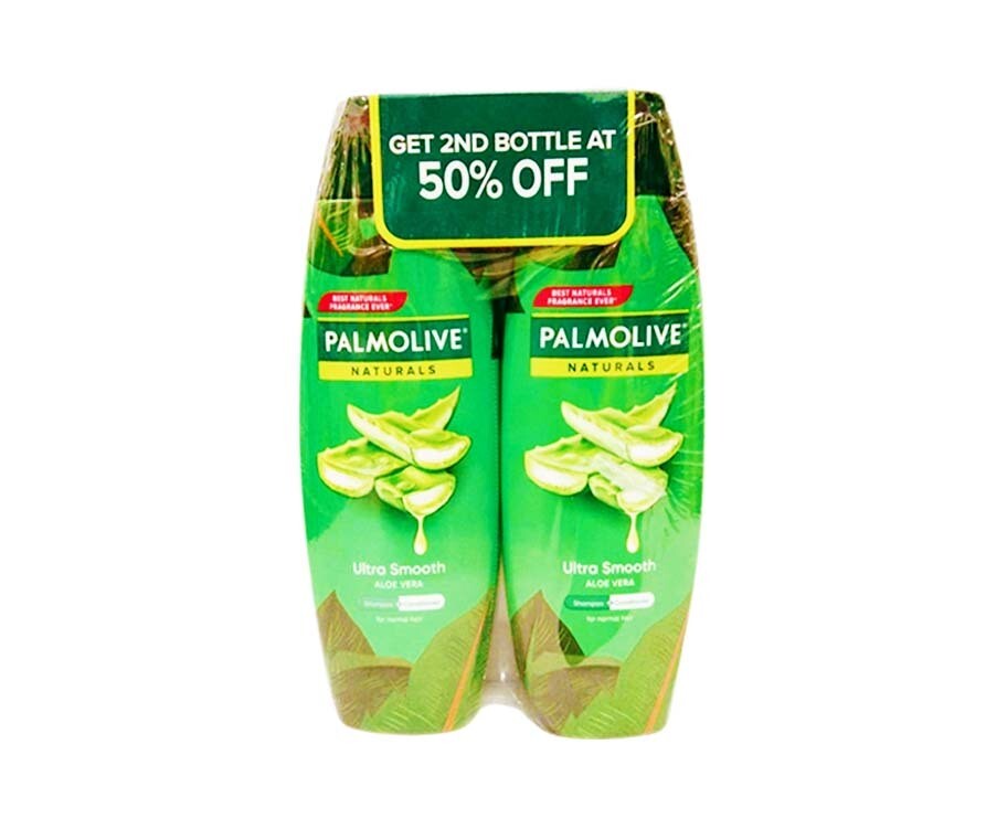 Palmolive Naturals Ultra Aloe Vera Shampoo + Conditioner (2 Packs x 180mL)