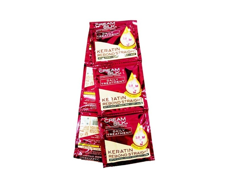 Cream Silk Salon Expert Series Daily Treatment Keratin Rebond Straight (6 Packs x 18mL)