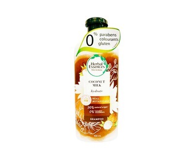 Herbal Essences Coconut Milk Hydrate Real Botanicals Shampoo 400mL