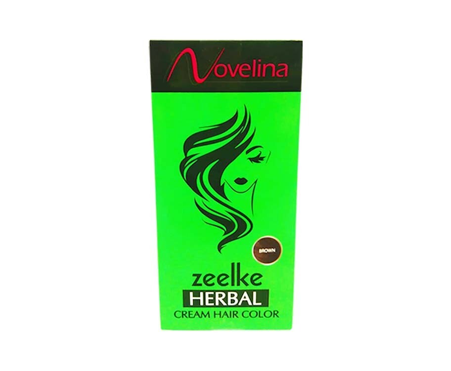 Novelina Zeelke Herbal Cream Hair Color (Brown) 60g