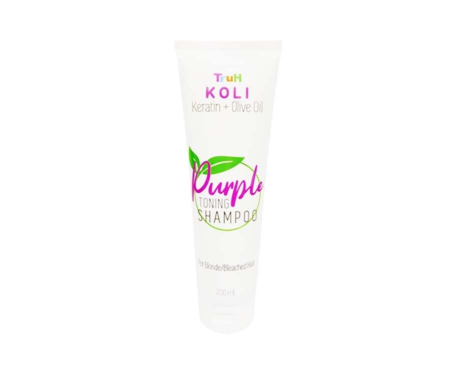TruH Koli Keratin + Olive Oil Purple Toning Shampoo 200mL