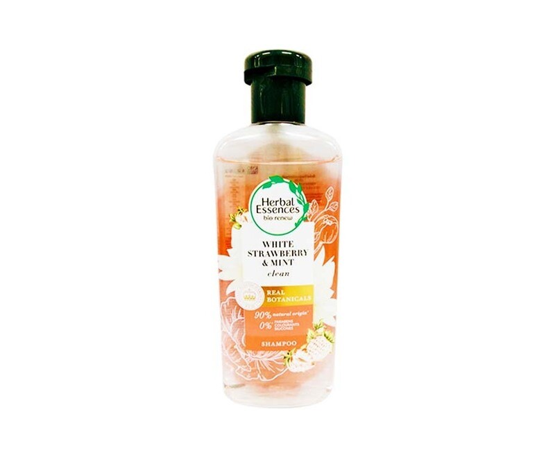 Herbal Essences White Strawberry &amp; Mint Clean Real Botanicals Shampoo 240mL