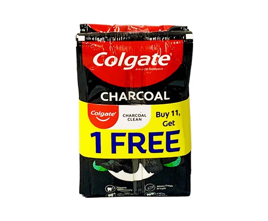 Colgate Charcoal Clean (11+1 Packs x 20g)