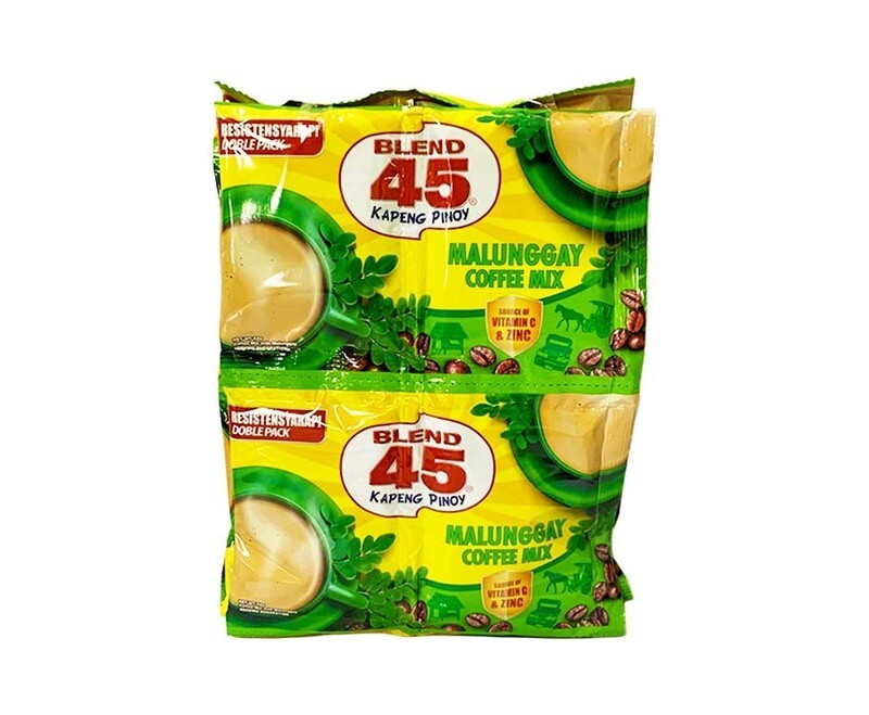 Blend 45 Kapeng Pinoy Malunggay Coffee Mix Doble Pack (10 Packs x 52g)