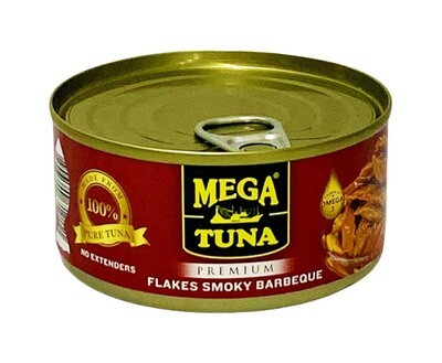 Mega Tuna Premium Flakes Smoky Barbeque 180g