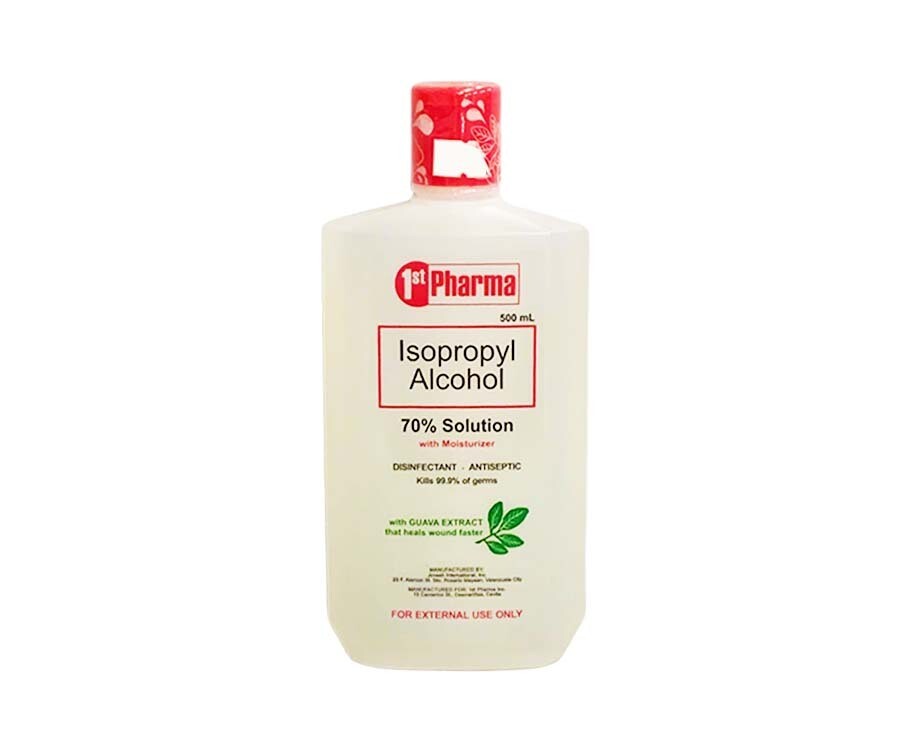 1st Pharma Isopropyl Alcohol 70% Solution with Moisturizer with Guava Extract 500mL