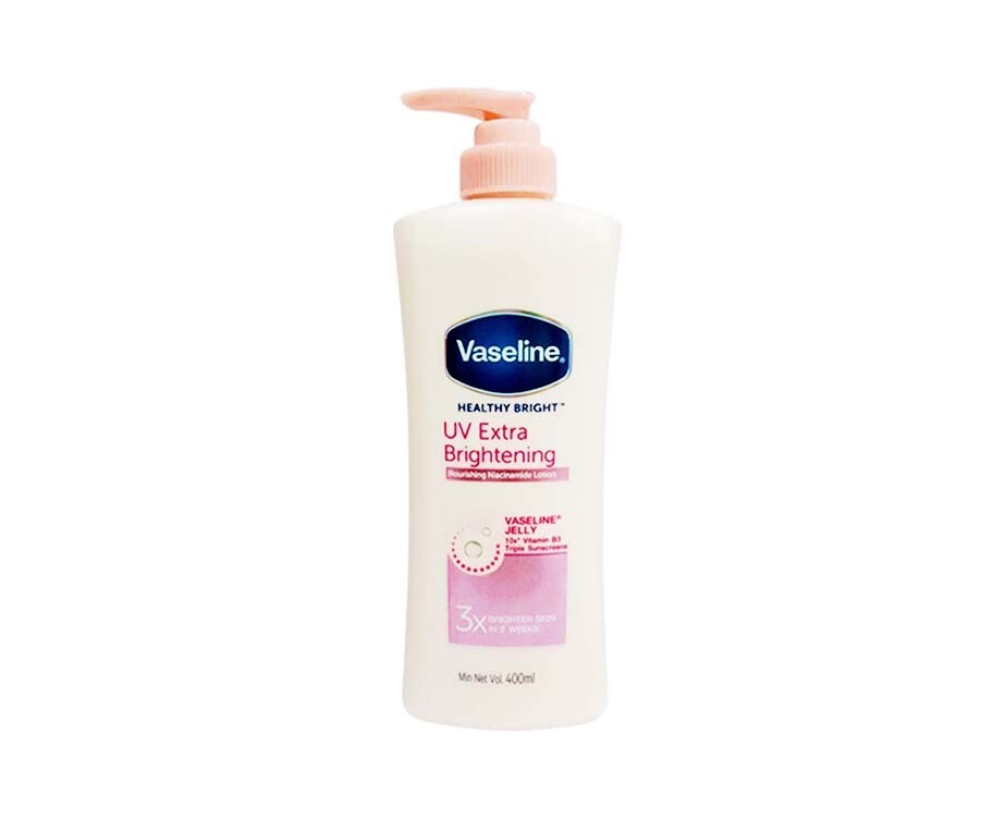 Vaseline Healthy Bright UV Extra Brightening Nourishing Niacinamide Lotion Vaseline Jelly 400mL
