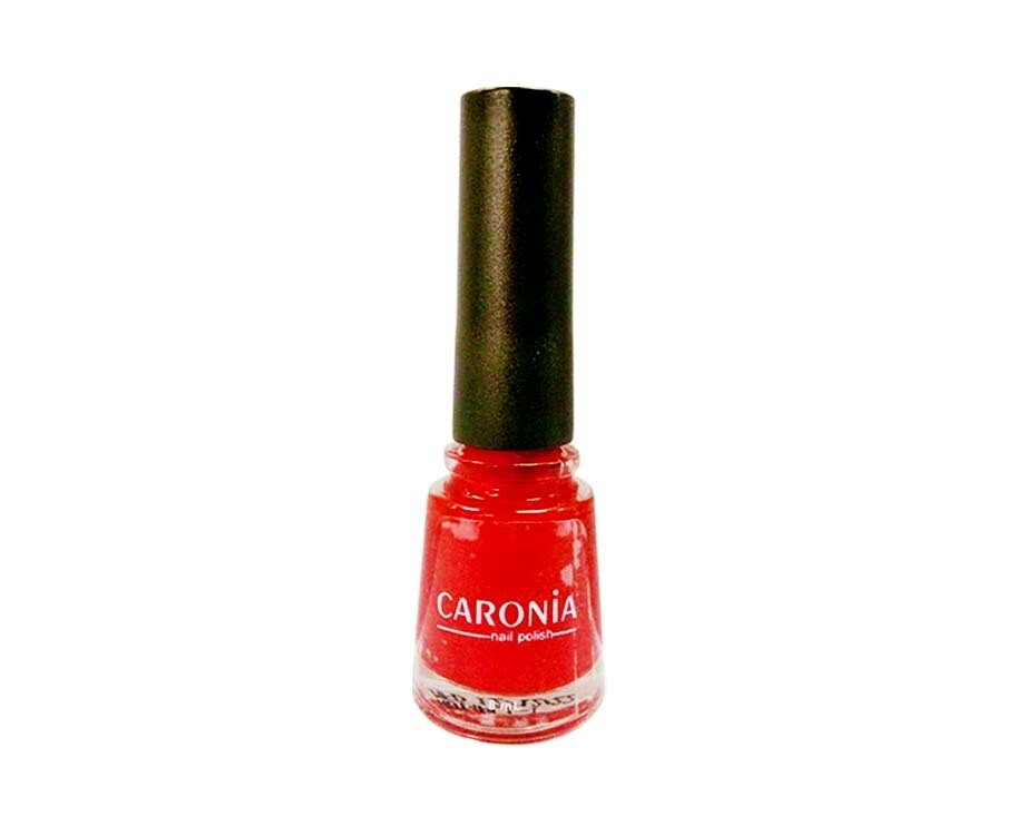 Caronia Nail Polish Red Pearl Frosted 8mL