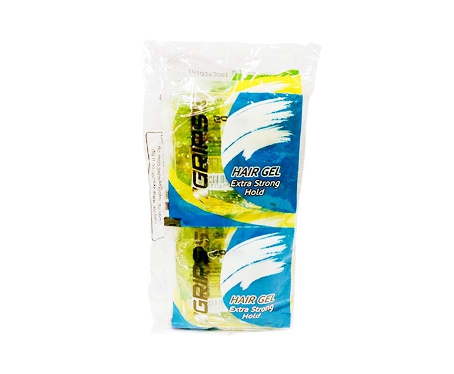 Grips Hair Gel Extra Strong Hold (12 Packs x 14g)