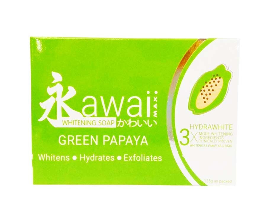 Kawaii Max Whitening Soap Green Papaya 135g
