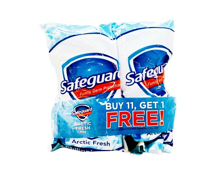 Safeguard Family Germ Protection Arctic Fresh (12 Packs x 60g)