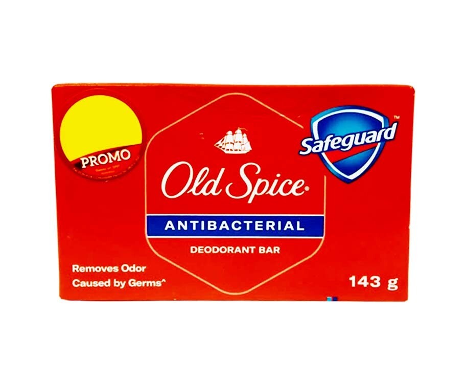 Old Spice Antibacterial Deodorant Bar 143g