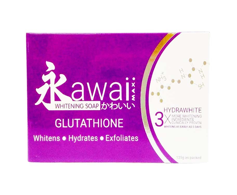kawaii glutathione Max Whitening Soap 135g Low sugar FITNESS LOVE Glutathione Gummies 
