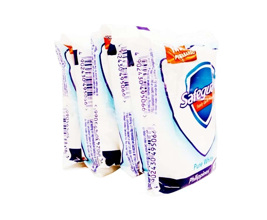 Safeguard Family Germ Protection Pure White (6 Packs x 25g)