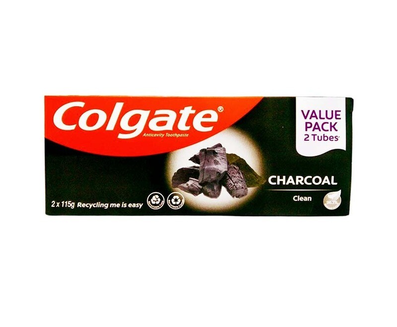 Colgate Anticavity Toothpaste Charcoal Clean (2 Tubes x 115g)