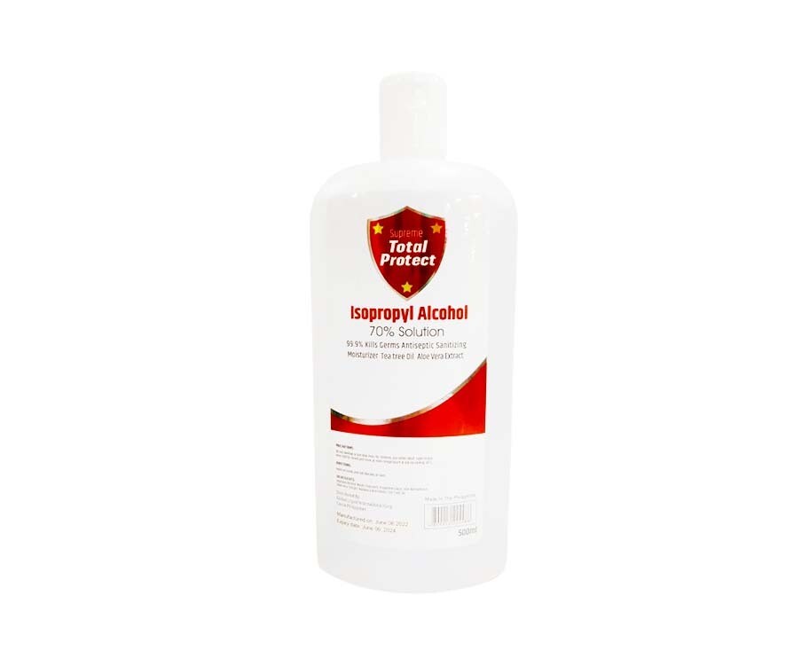Supreme Total Protect Isopropyl Alcohol 70% Solution 500mL