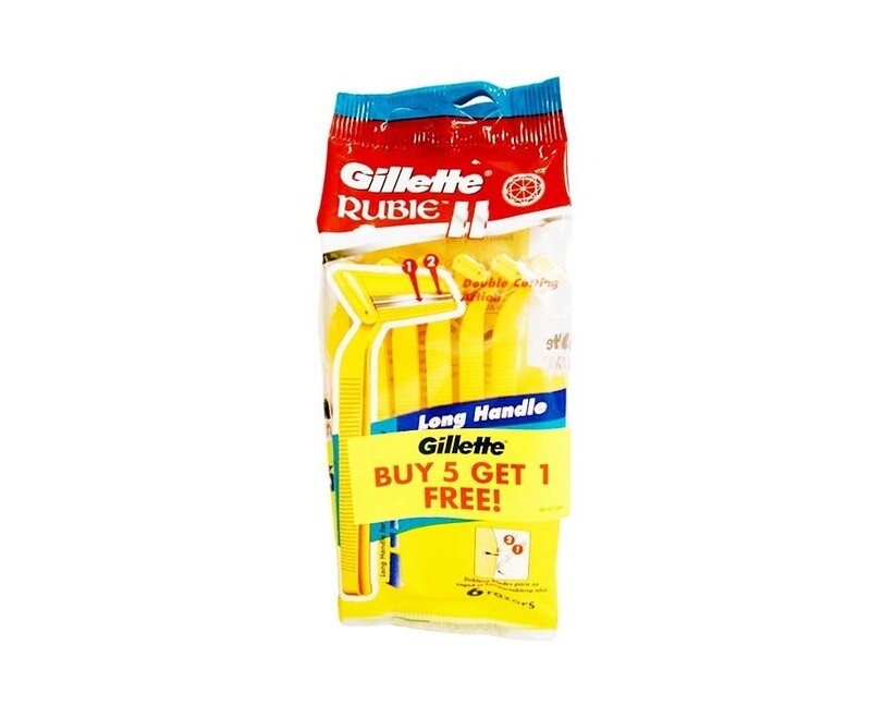 Gillette Rubie Double Cutting Action 6 Razors