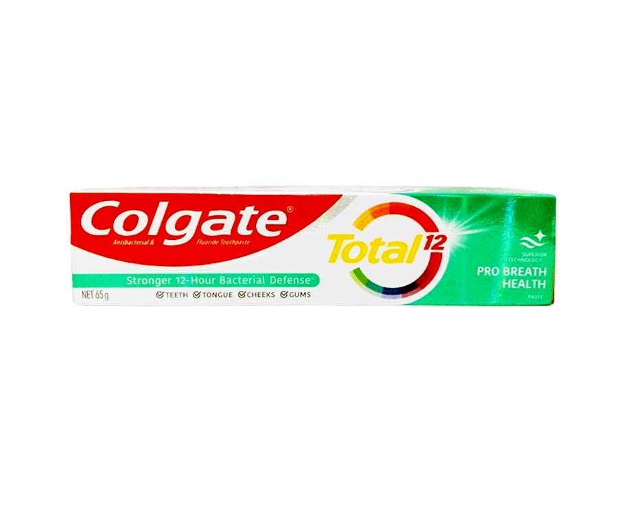 Colgate Antibacterial &amp; Fluoride Toothpaste Total 12 65g