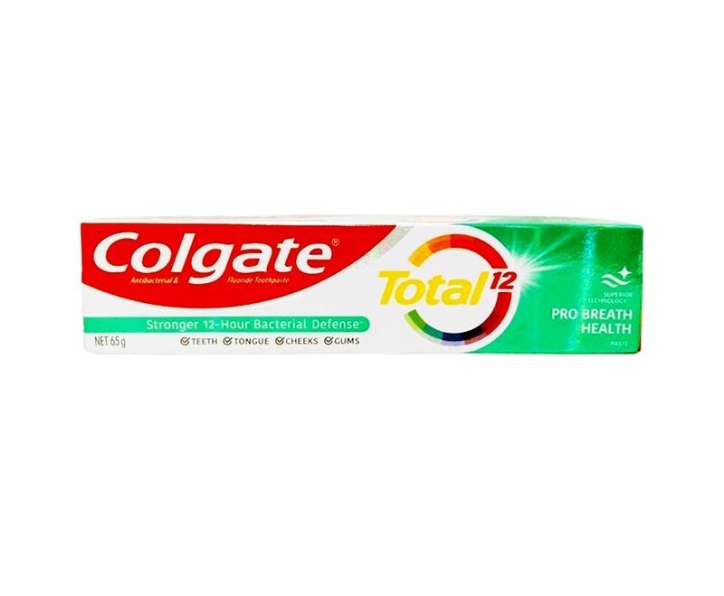 Colgate Antibacterial &amp; Fluoride Toothpaste Total 12 65g