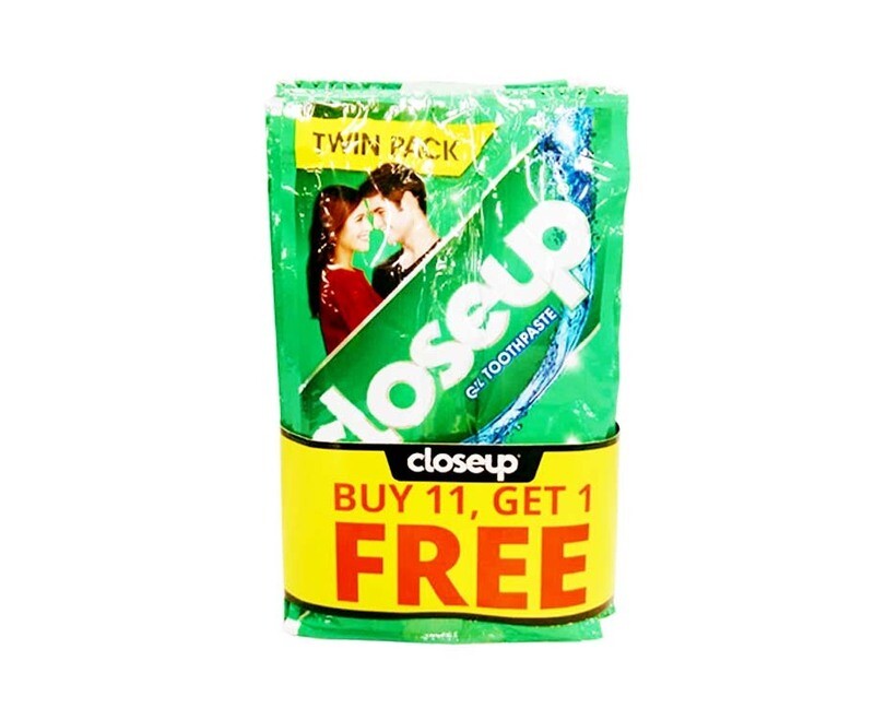 Closeup Ever Fresh Anti-Bacterial Mouthwash Gel Toothpaste Menthol Fresh Twin Pack (12 Packs x 20g)